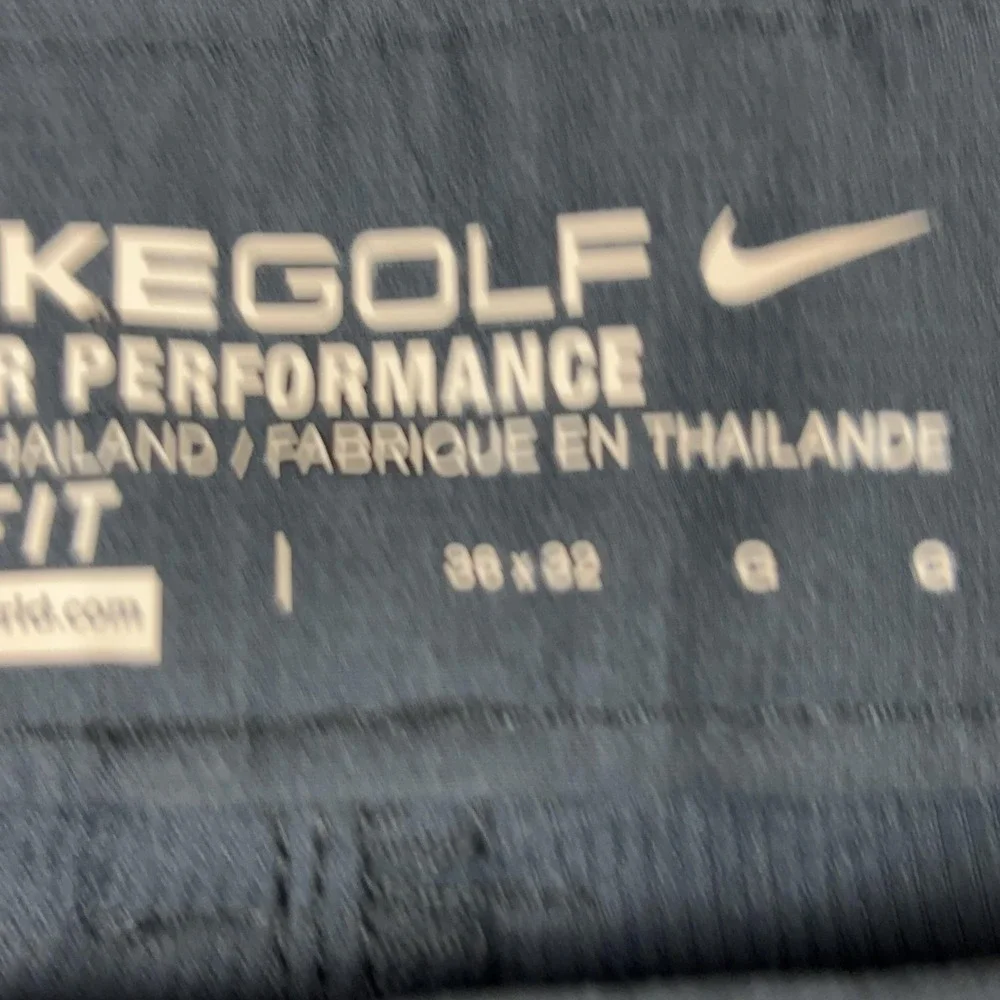 Nike Golf Pants Mens 36x32 Gray Dri-FIT Tour Performance Stretch 509737-010